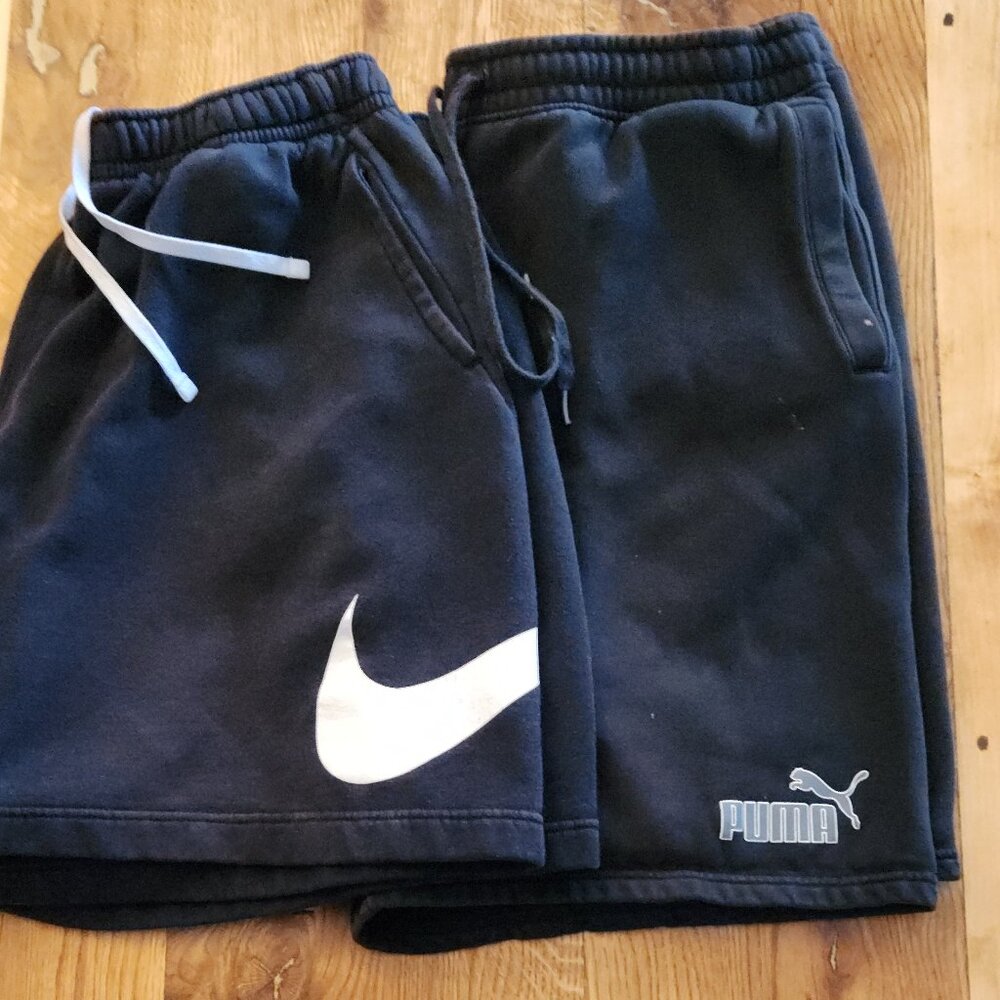 Men's Black Athletic Shorts - Pack